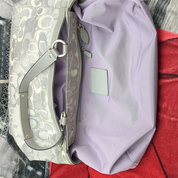 Coach Optic gray tote - Picture 3 of 16